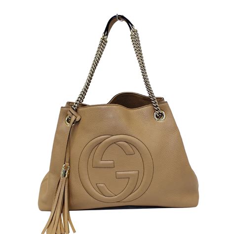 sac soho gucci beige|gucci shoulder bag.